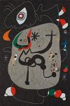 ジュアン・ミロ《ゴシック聖堂でオルガン演奏を聞いている踊り子》1945年 油彩、キャンバス 福岡市美術館 © Successió Miró / ADAGP, Paris & JASPAR, Tokyo, 2021 E4304