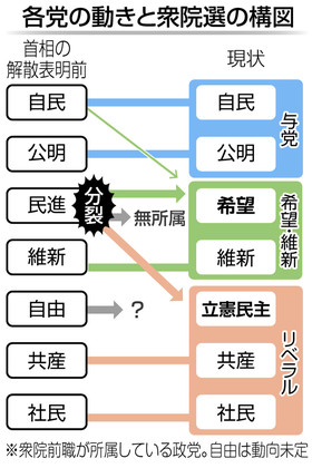 民進 結局バラバラ 希望の党 立憲民主党 無所属 全国 衆院選17 東京新聞 Tokyo Web
