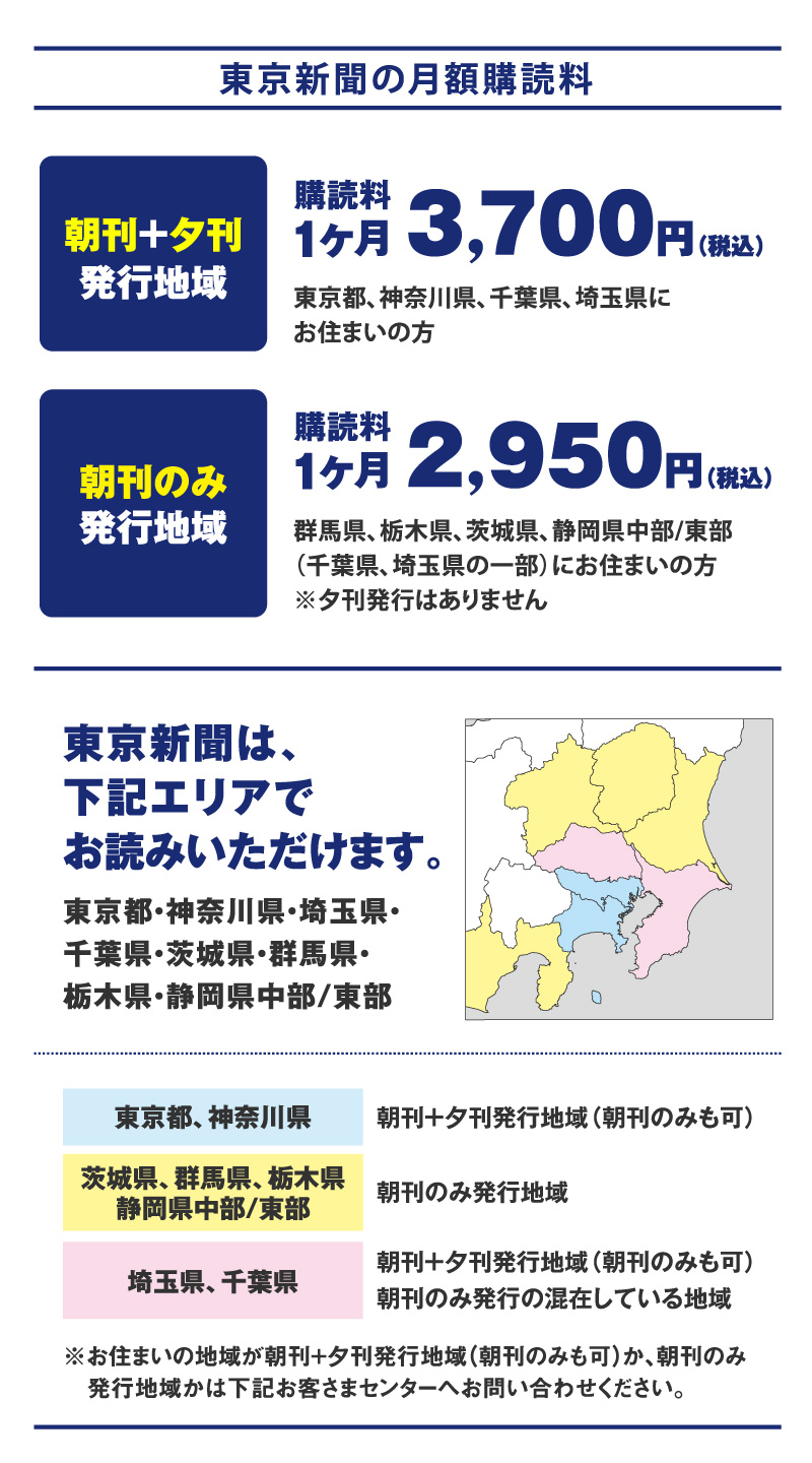 東京新聞お申込のご案内 東京新聞 Tokyo Web