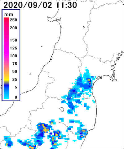 山形県周辺の雨雲レーダー 30分後 東京新聞 Tokyo Web